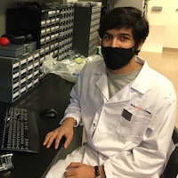 Areeb in the lab